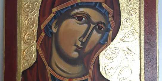 Moeder Gods B26 H30 24 karaats goud 275